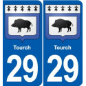 29 Penmarch blason autocollant plaque stickers ville