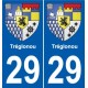 29 Penmarch blason autocollant plaque stickers ville