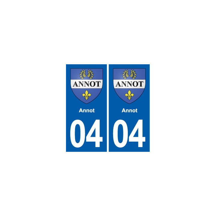 04 Volonne blason ville autocollant plaque stickers
