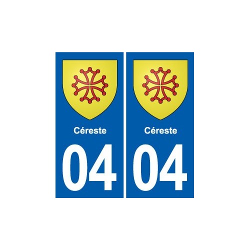 04 Volonne blason ville autocollant plaque stickers