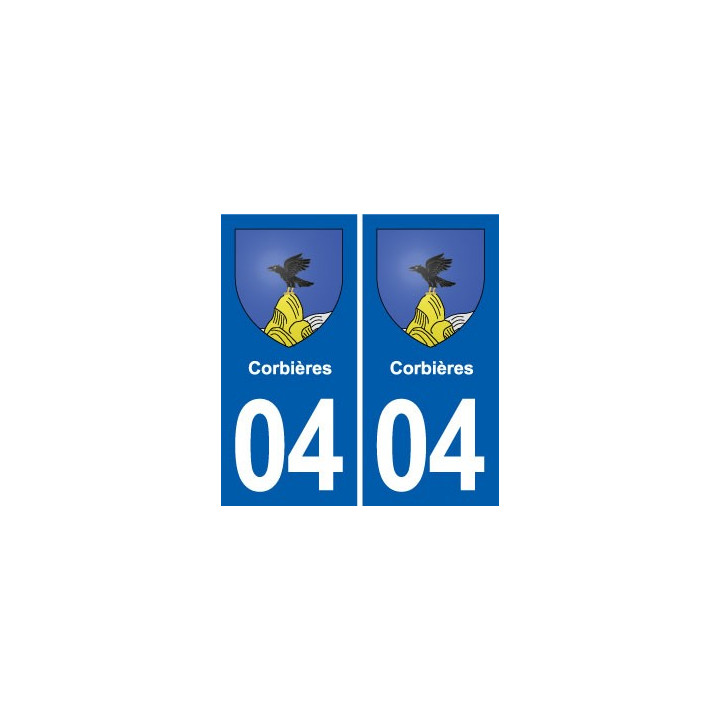 04 Aiglun blason ville autocollant plaque stickers