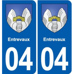 04 Banon blason ville autocollant plaque stickers