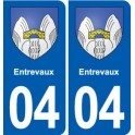 04 Banon blason ville autocollant plaque stickers