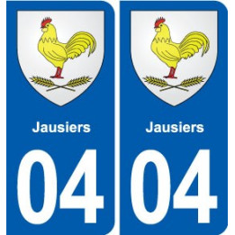 04 Banon blason ville autocollant plaque stickers