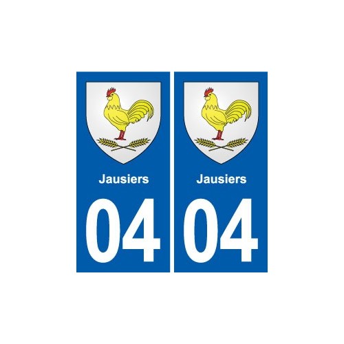 04 Banon blason ville autocollant plaque stickers