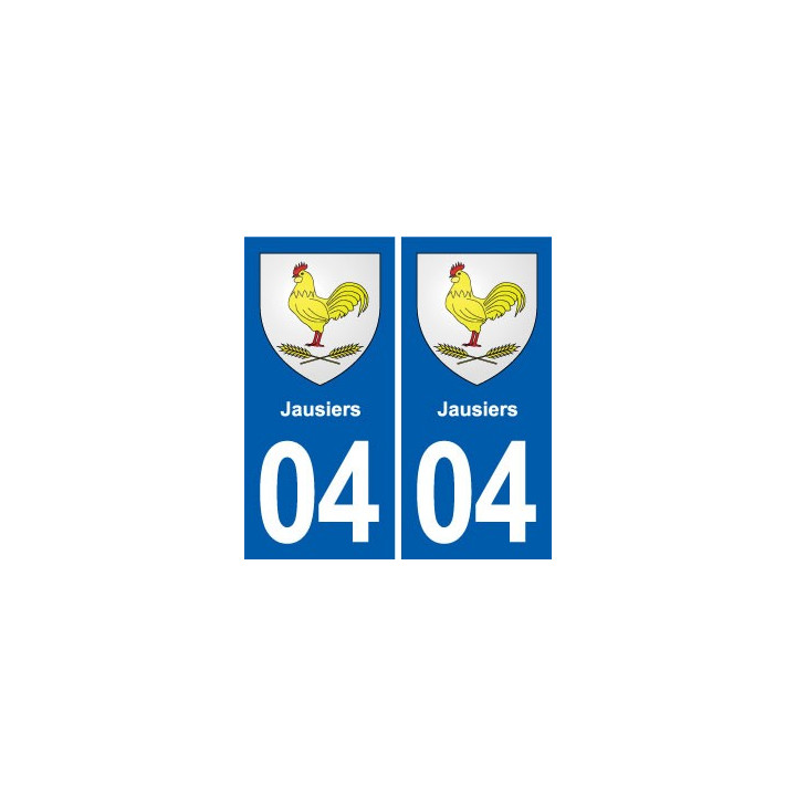04 Banon blason ville autocollant plaque stickers