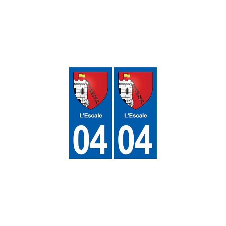 04 Corbières blason ville autocollant plaque stickers