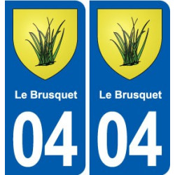 04 Entrevaux blason ville autocollant plaque stickers