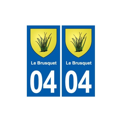 04 Entrevaux blason ville autocollant plaque stickers