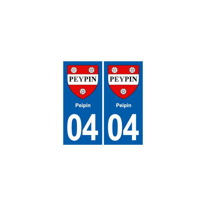04 L-Escale blason ville autocollant plaque stickers
