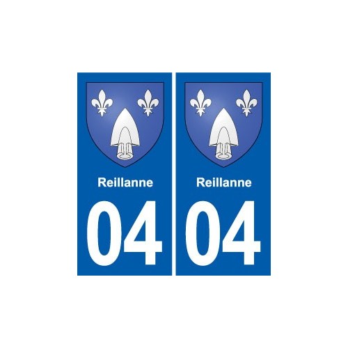 04 Mane blason ville autocollant plaque stickers