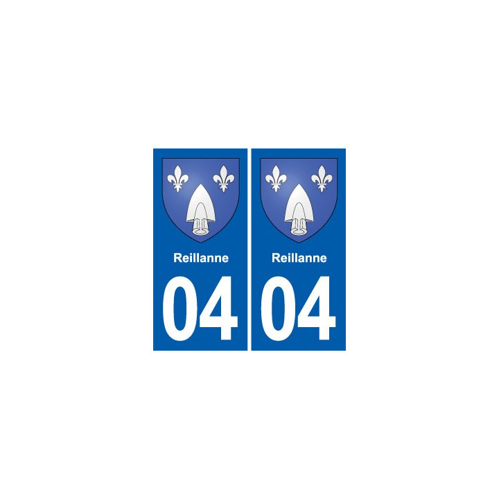 04 Mane blason ville autocollant plaque stickers