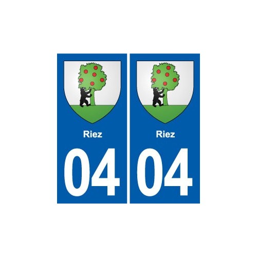 04 Misonblason ville autocollant plaque stickers