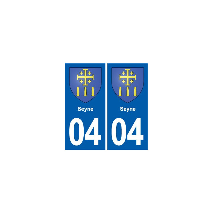 04 Reillanne blason ville autocollant plaque stickers