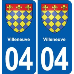 04 Riez blason ville autocollant plaque stickers