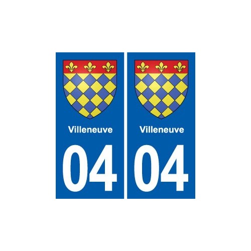 04 Riez blason ville autocollant plaque stickers