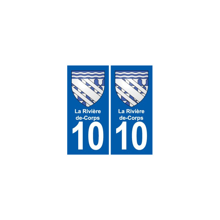 10 Bréviandes blason ville autocollant plaque stickers