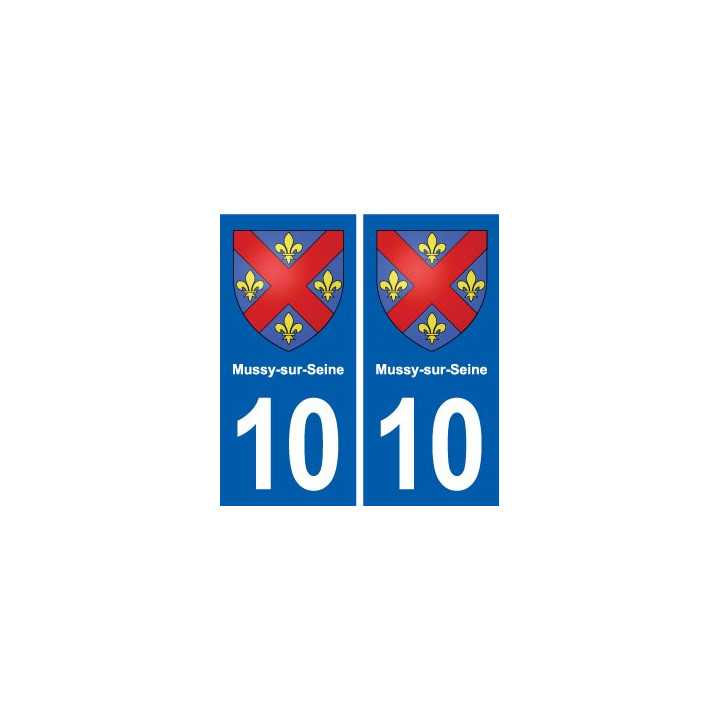10 Bréviandes blason ville autocollant plaque stickers