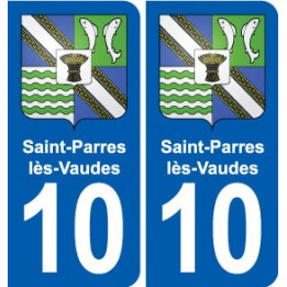 10 Bréviandes blason ville autocollant plaque stickers