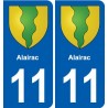 11 Palaja blason ville autocollant plaque stickers