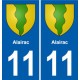11 Palaja blason ville autocollant plaque stickers