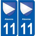 11 Palaja blason ville autocollant plaque stickers