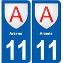 11 Palaja blason ville autocollant plaque stickers