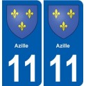 11 Palaja blason ville autocollant plaque stickers
