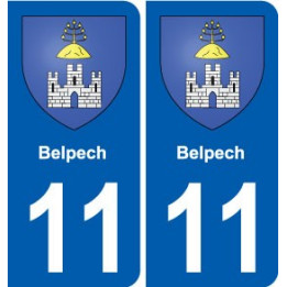 11 Palaja blason ville autocollant plaque stickers
