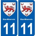 11 Palaja blason ville autocollant plaque stickers