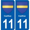 11 Palaja blason ville autocollant plaque stickers