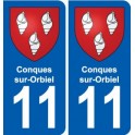 11 Palaja blason ville autocollant plaque stickers