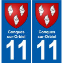 11 Palaja blason ville autocollant plaque stickers