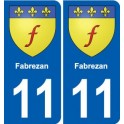11 Palaja blason ville autocollant plaque stickers