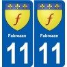 11 Palaja blason ville autocollant plaque stickers