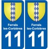 11 Palaja blason ville autocollant plaque stickers
