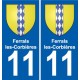 11 Palaja blason ville autocollant plaque stickers