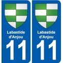 11 Palaja blason ville autocollant plaque stickers