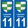 11 Palaja blason ville autocollant plaque stickers