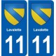 11 Palaja blason ville autocollant plaque stickers