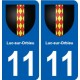 11 Palaja blason ville autocollant plaque stickers