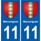 11 Palaja blason ville autocollant plaque stickers