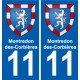 11 Palaja blason ville autocollant plaque stickers