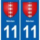 11 Palaja blason ville autocollant plaque stickers