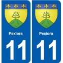 11 Palaja blason ville autocollant plaque stickers