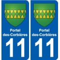 11 Palaja blason ville autocollant plaque stickers