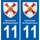 11 Palaja blason ville autocollant plaque stickers