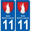 11 Palaja blason ville autocollant plaque stickers