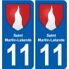 11 Palaja blason ville autocollant plaque stickers