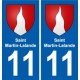 11 Palaja blason ville autocollant plaque stickers